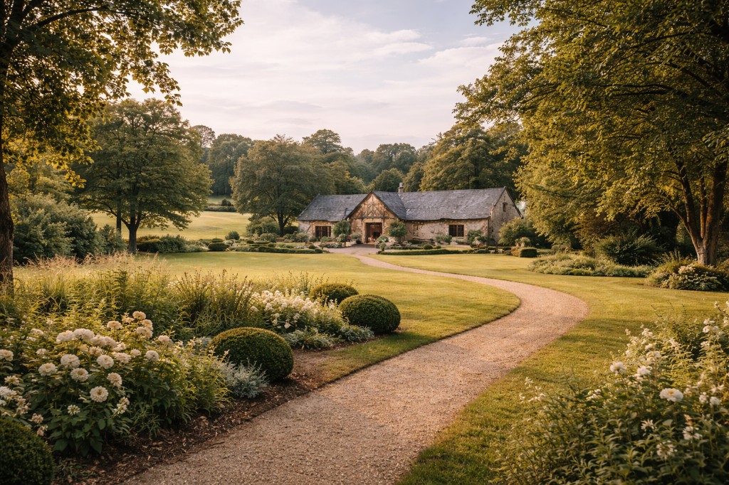 The Barn outdoor area