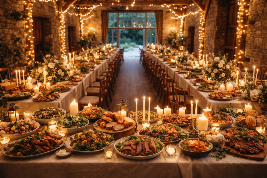 The Barn dining setup